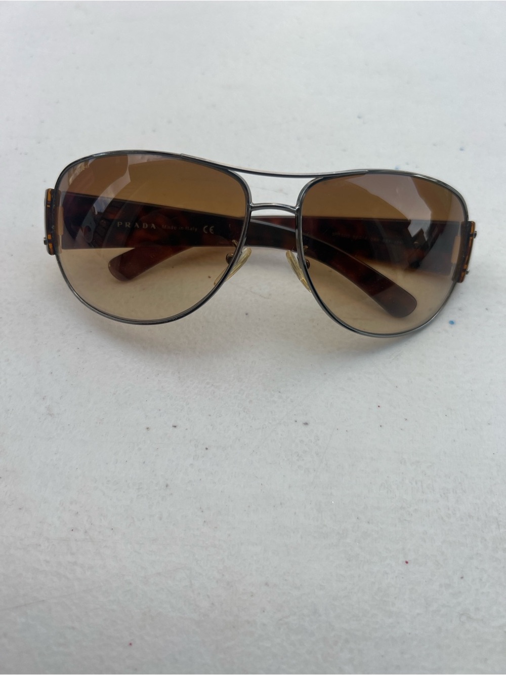 Prada Brown Gradient Aviator Sunglasses - Women's Designer Shades